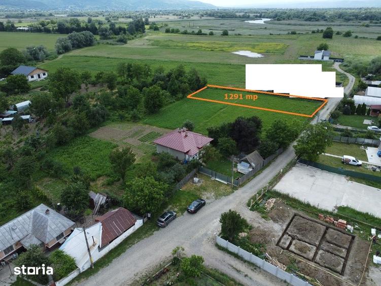 Teren de 1291 mp, în Letea