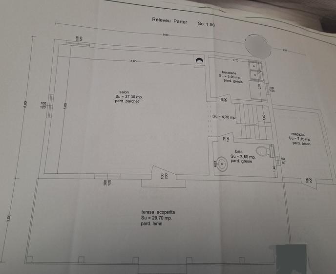 Casă cu 4 camere cu Teren 930 Mp în Fârdea