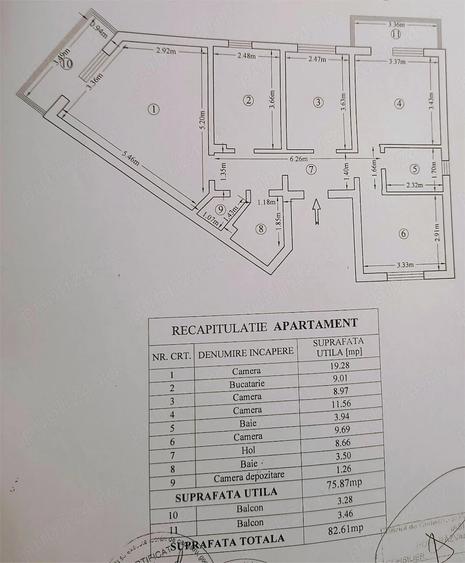 Apartament cu 4 camere decomandat în Metalurgie
