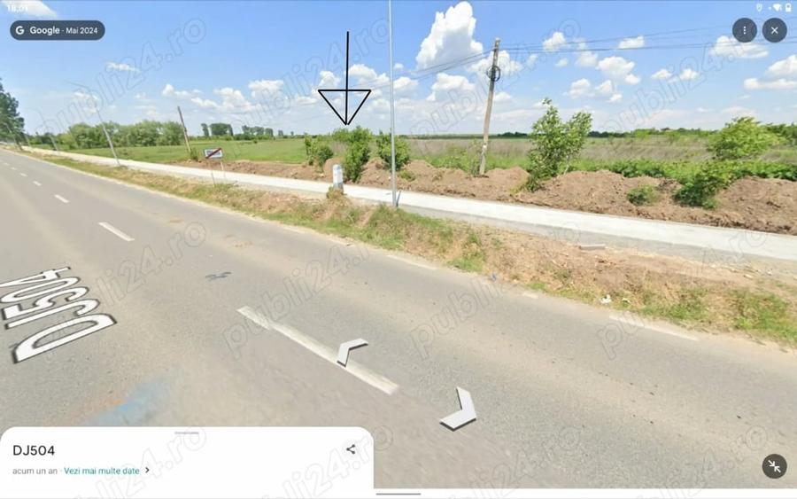 Teren de 3300 mp, în Olteni