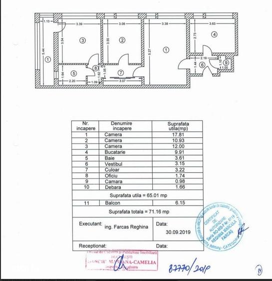 Apartament cu 4 camere în Titan