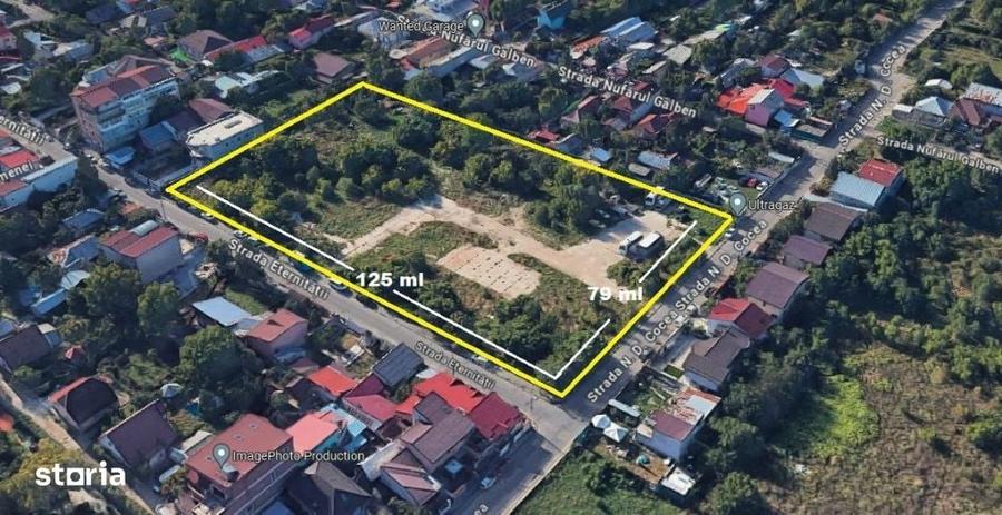 SECTOR 5, Teren intravilan curti-constructii - 10.600 m2 - 1