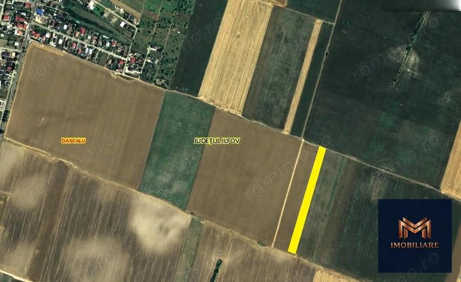Teren de 7600 mp, în Dascălu