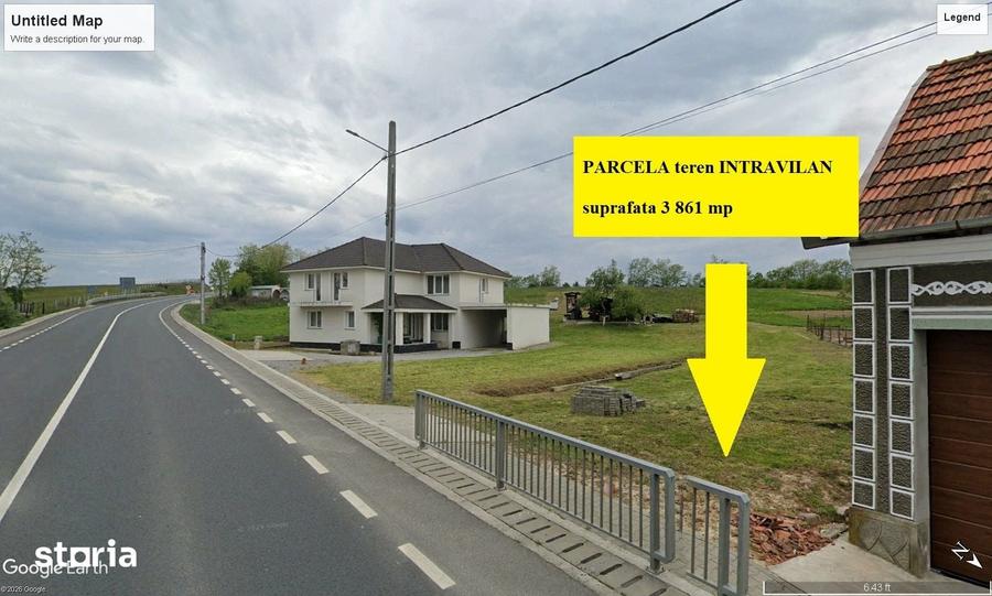 Teren de 3616 mp, în Ceica