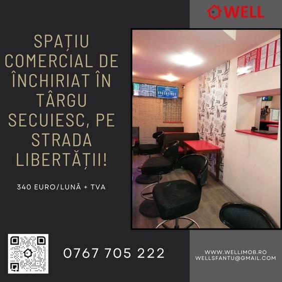 Spațiu comercial, de 47 mp, în Târgu Secuiesc