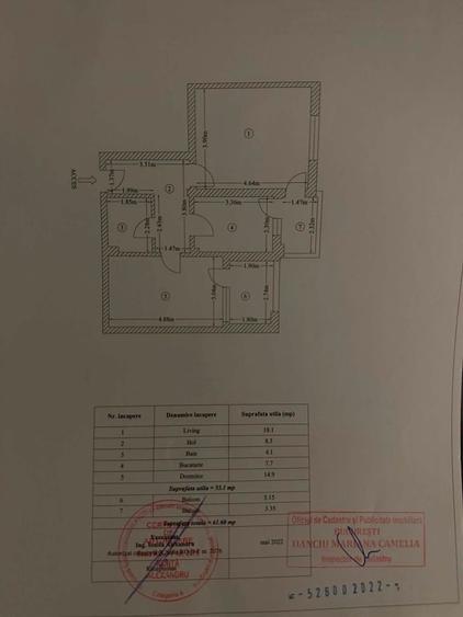 Apartament cu 2 camere în Valea Oltului