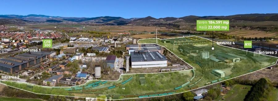 Spațiu industrial, de 20,000 mp, în Central
