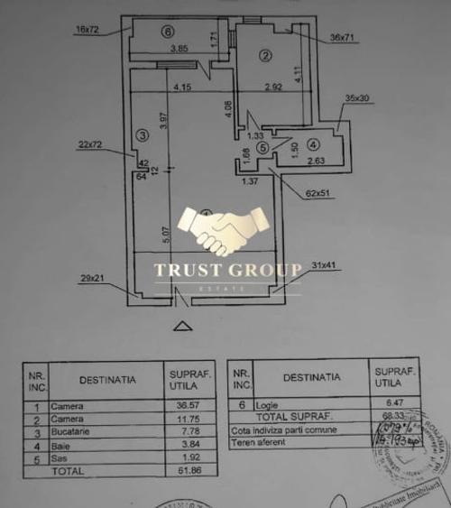 Apartament cu 2 camere decomandat în Sisești