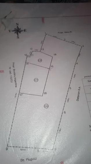 Casă cu 3 camere cu Teren 255 Mp în Central