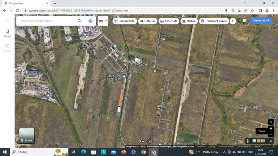 Teren Construcții intravilan de 1087 mp, în Plopi