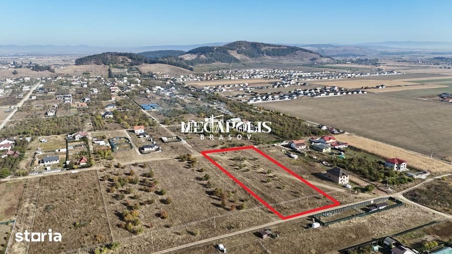 Teren intravilan 1.363 mp, Sanpetru, PUZ pentru casa