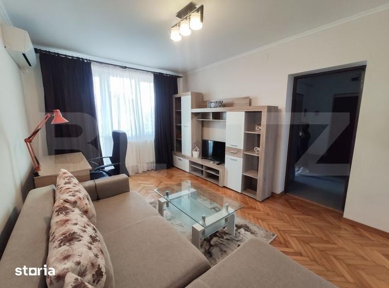 Apartament cu 2 camere semidecomandat în Central