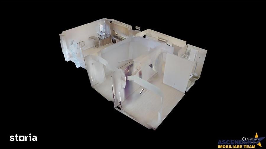 Apartament cu 3 camere decomandat, mobilat în Tractorul