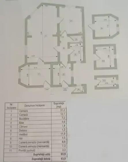 Apartament cu 2 camere circular în Unirii