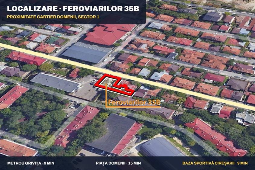 Teren Construcții intravilan de 381 mp, în Domenii