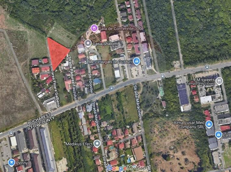 Teren Construcții intravilan de 2477 mp, în Ghencea