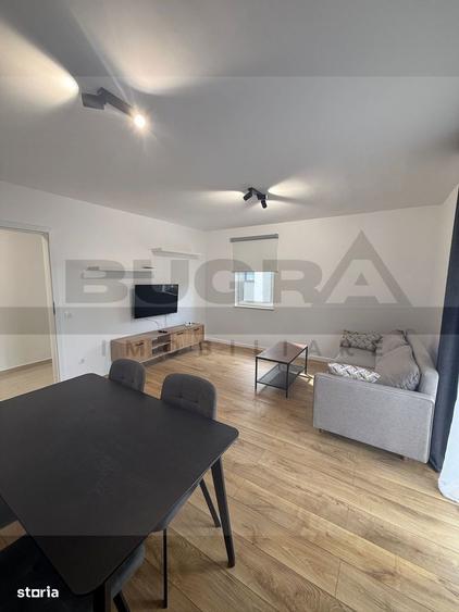 Apartament cu 2 camere decomandat, mobilat în Borhanci
