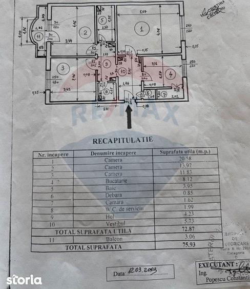 Apartament cu 3 camere în Vitan