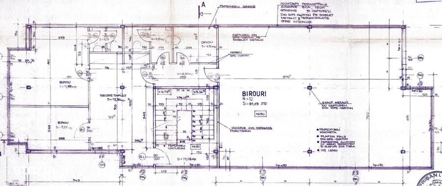 Spa?iu de birou mobilat | 139 mp | parcare | TeiBarbu Vacarescu - 1