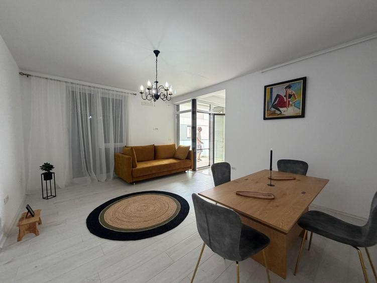 Apartament cu 2 camere semidecomandat, mobilat în Dumbrăvița