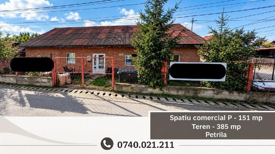 Spațiu comercial, de 151 mp, în Petrila
