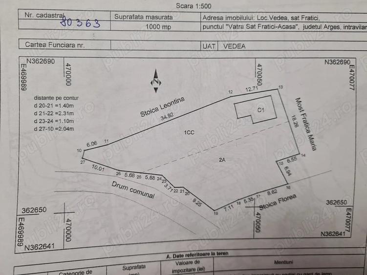 Casă cu Teren 5000 Mp în Frătici