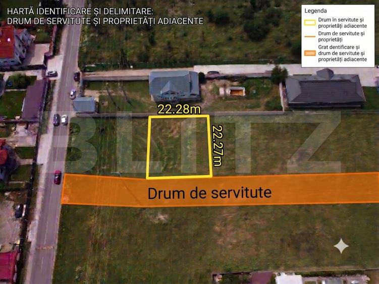 Teren Construcții intravilan de 500 mp, în Viforâta