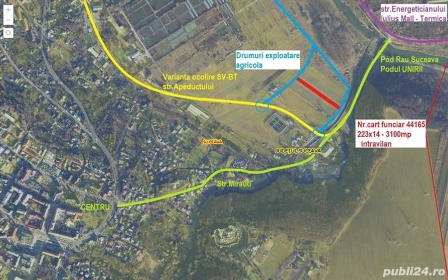 Teren Construcții intravilan de 3200 mp, în Central