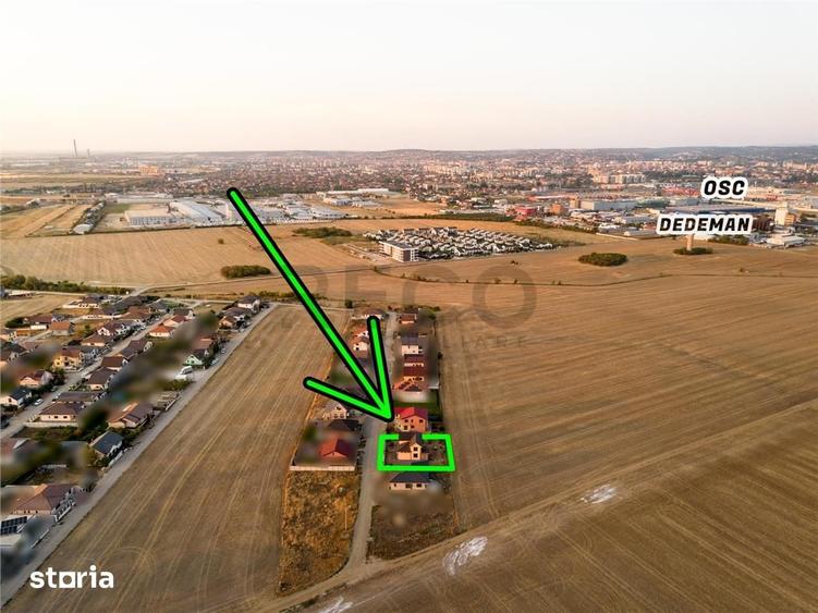 Casă cu 6 camere cu Teren 500 Mp în Centura