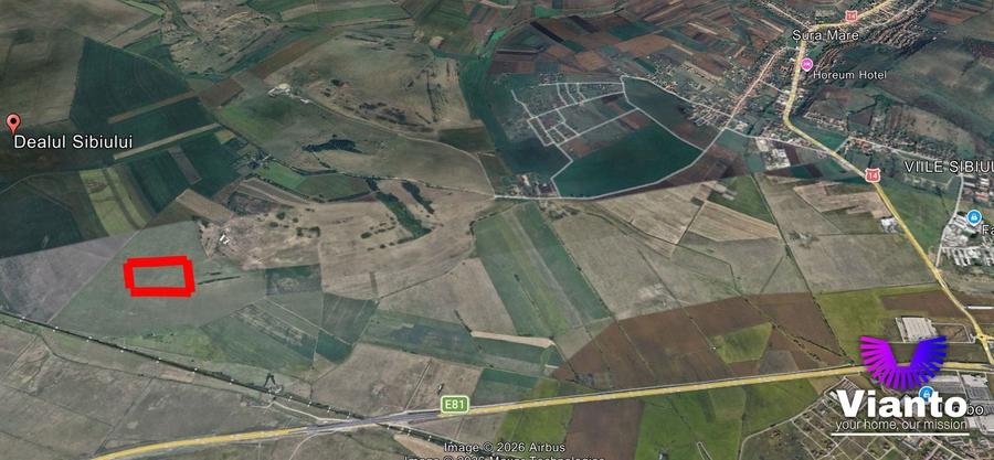 Teren agricol extravilan de 5000 mp, în Șura Mare