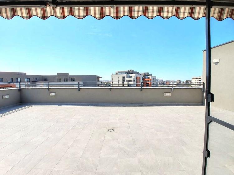 Penthouse cu 2 camere decomandat, mobilat în Aradului