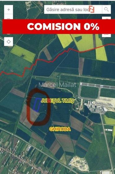 COMISION 0 % Teren extravilan 10.000 mp - Ghiroda, Aeroport