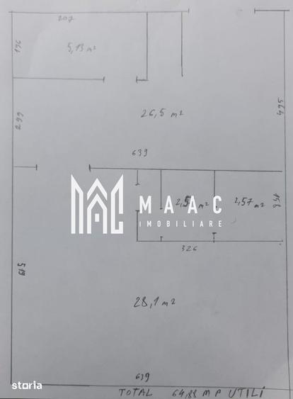Spațiu comercial, de 65 mp, în Broscărie
