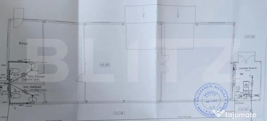 Spațiu comercial, de 180 mp, în Central