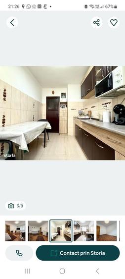 Apartament cu 2 camere semidecomandat în Central