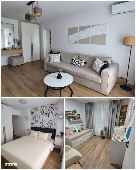 Apartament cu 3 camere semidecomandat în Vitan