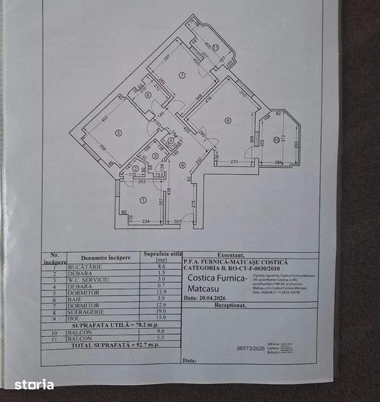 Apartament cu 3 camere decomandat în Trocadero