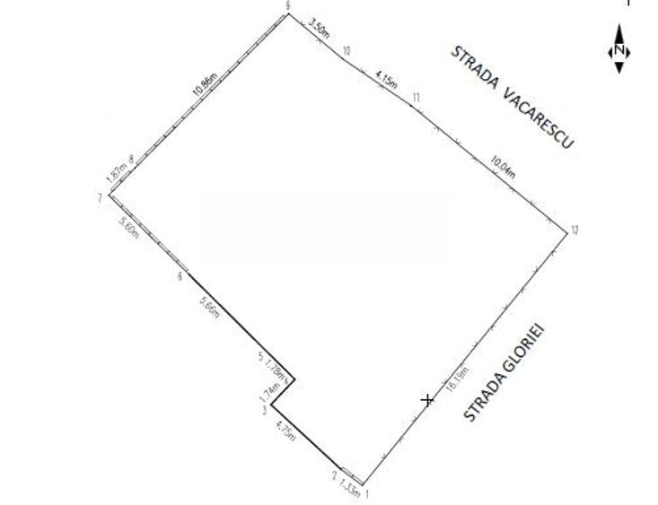 Teren Construcții intravilan de 262 mp, în Monumentului