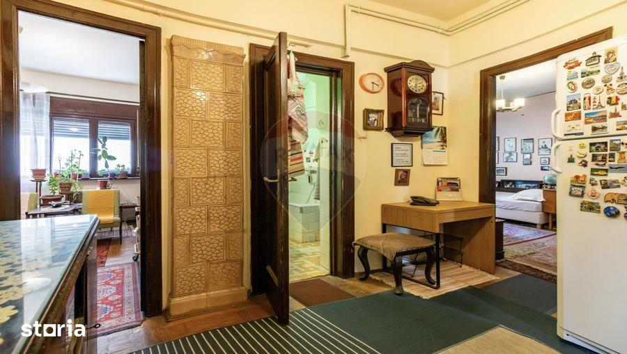 Apartament de vanzare cu 4 camere in Kiseleff,bloc consolidat,centrala - 15