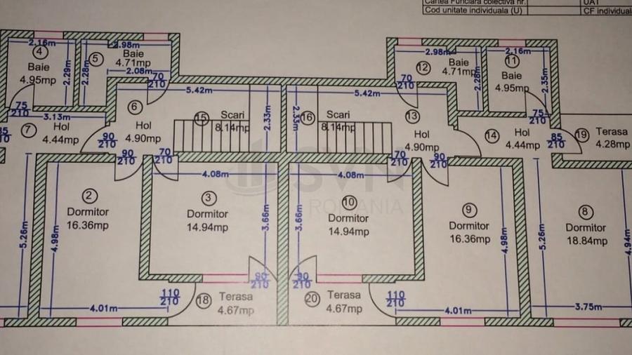 Casă individuală cu 4 camere cu Teren 30 Mp în Tunari