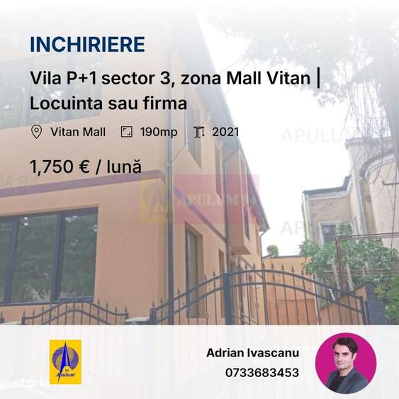 Vila P+1 sector 3, zona Mall Vitan | Locuinta sau firma - 14