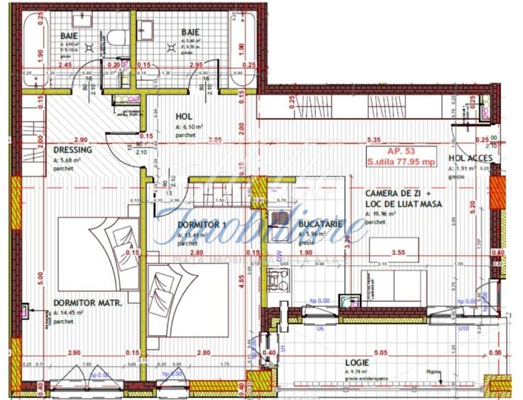 Apartament 3 camere 77,95MP Zona Tineretului - 1