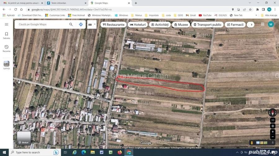 Teren de 3300 mp, în Ișalnița
