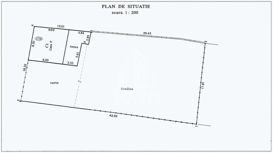 Teren Construcții intravilan de 770 mp, în Girocului