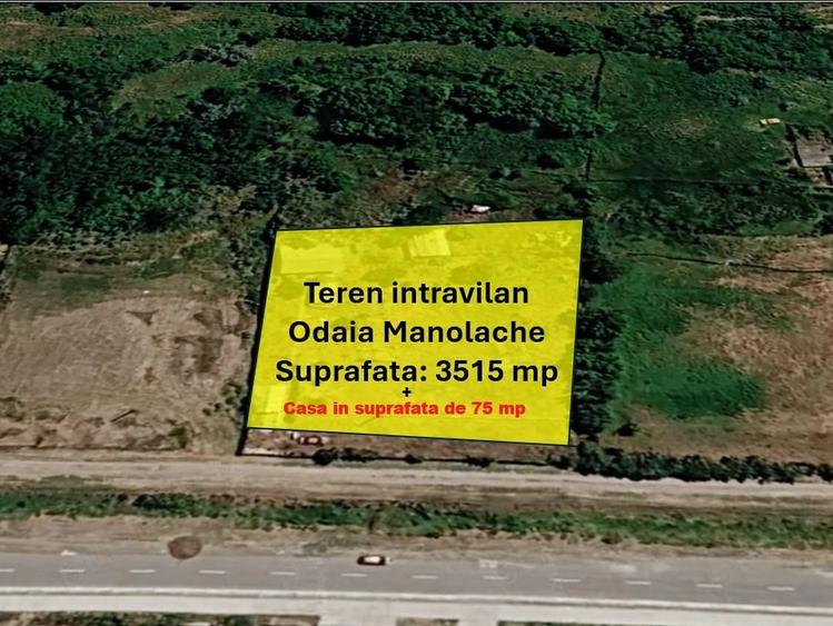 Teren de 3515 mp, în Odaia Manolache