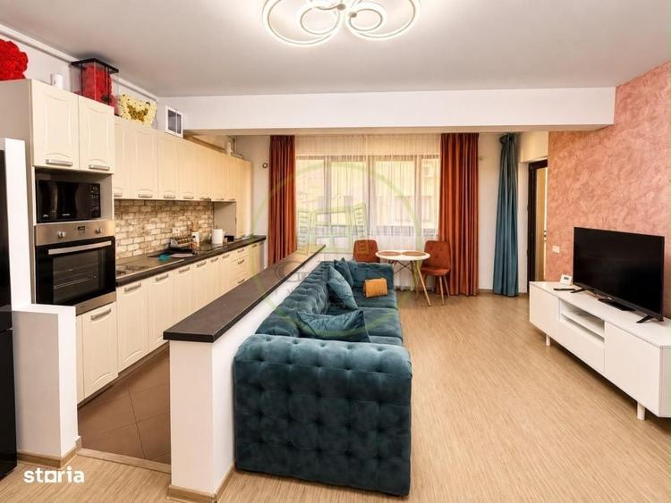 Apartament cu 2 camere semidecomandat în Nord