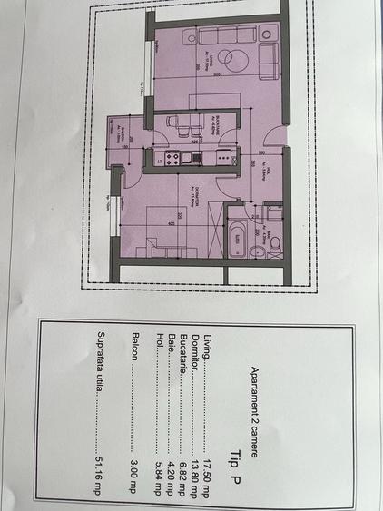 Apartament cu 2 camere decomandat în Regie