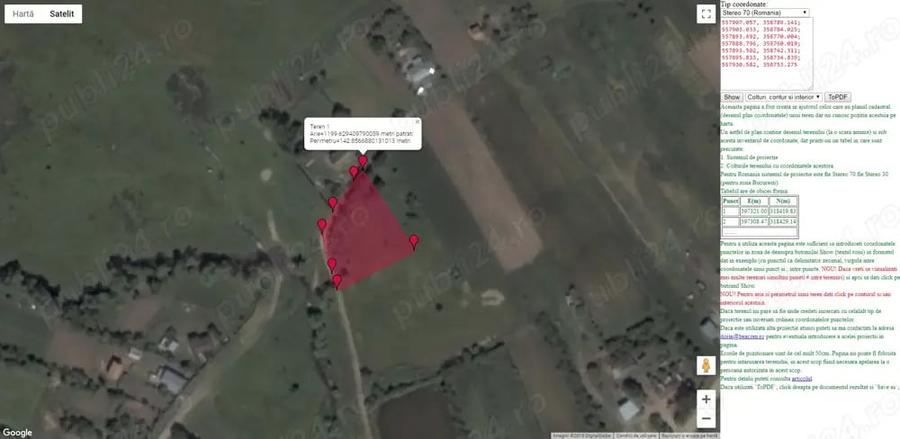 Teren de 1200 mp, în Aluniș