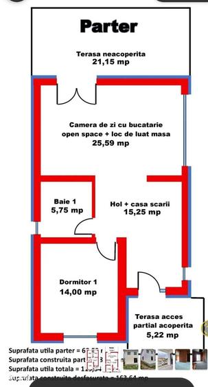 Casă cu 4 camere cu Teren 400 Mp în Oncea
