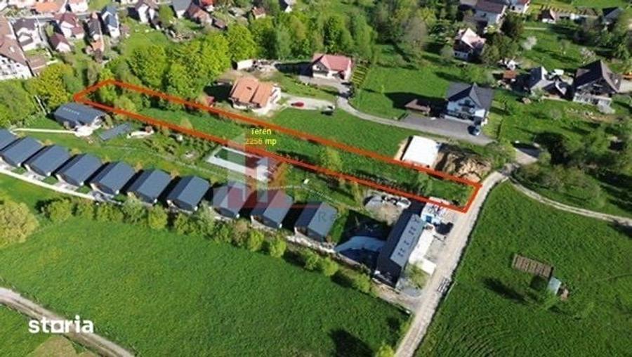 Teren intravilan 2.256 mp Bran Podul ?imonului | Ideal cabane | Ve - 1